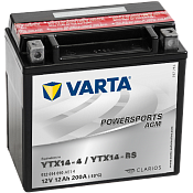Аккумулятор Varta Powersports AGM YTX14-4/YTX14-BS (12 А·ч) 512 014 010
