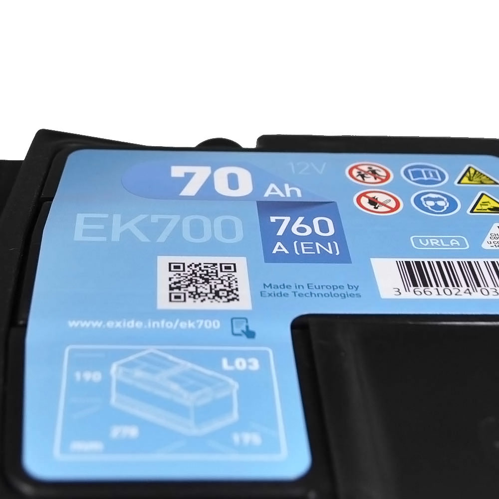 Экспертный обзор на аккумулятор Exide Start Stop AGM EK700 для ...