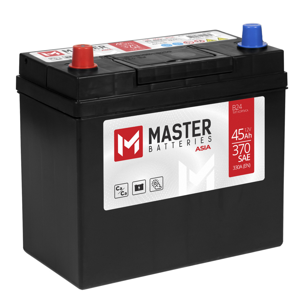 Аккумулятор Master Batteries Asia (45 Ah) L+ B24 MB451J купить в Минске ...