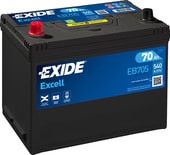 Аккумулятор Exide Excell EB705 (70 Ah) L+