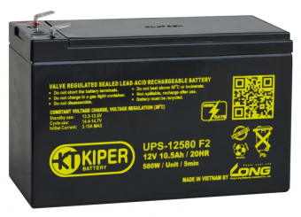 Аккумулятор Kiper UPS-12580 F2 (12В/10,5 А·ч)