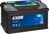 Exide Excell EB802 (80 А/ч)