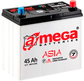 Аккумулятор A-mega Asia 6СТ-45-А3 JR (45 А/ч)