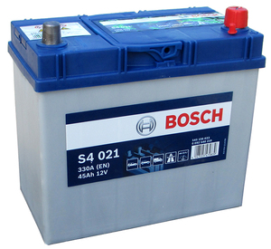 Аккумулятор Bosch S4 021 (45 Ah) 0092S40210
