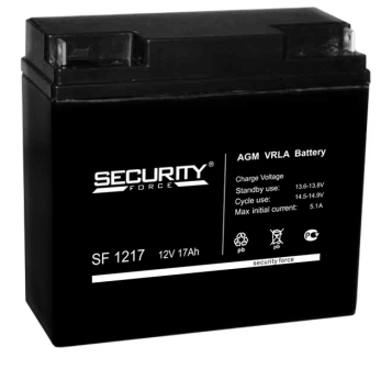 Аккумулятор Security Force SF 1217 (12В/17 А·ч)