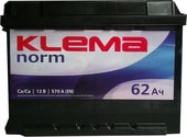Аккумулятор Klema Norm 6CТ-62А3(0) (62 А·ч)