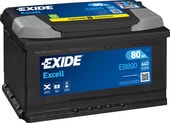 Аккумулятор Exide Excell EB800 (80 А/ч)