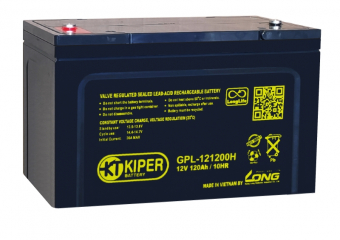 Аккумулятор Kiper GPL-121200H(12В/120 А·ч)