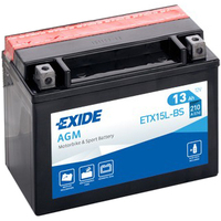 Аккумулятор Exide ETX15L-BS (13 А·ч)