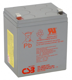 Аккумулятор CSB HRL 1223W F2 (12В/5 А·ч)