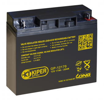 Аккумулятор Kiper GP-12170 (12В/17 А·ч)