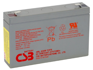 Аккумулятор CSB HRL 634W F2 (6В/9 А·ч)