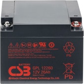 Аккумулятор CSB GPL12260 (12В/26 А·ч)