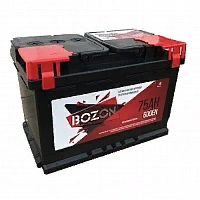 Аккумулятор BOZON 6СТ-75 (75 Ah) L+