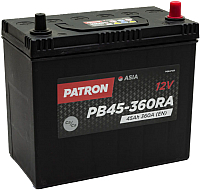 Аккумулятор Patron Asia (45 Ah) PB45-360RA