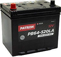 Аккумулятор Patron Asia (64 Ah) L+ PB64-520LA