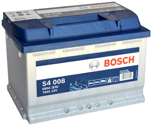 Аккумулятор Bosch S4 008 (74 Ah) 0092S40080