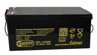 Аккумулятор Kiper GPL-122000 (12В/200 А·ч)