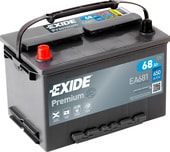 Аккумулятор Exide Premium EA681 (68 Ah) L+