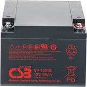 Аккумулятор CSB GP12260 (12В/26 А·ч)