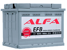 Аккумулятор ALFA EFB (66 Ah)