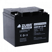 Аккумулятор ZUBR GP 12-40, NPP (12V / 40Ah)