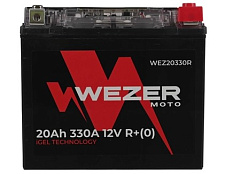 Аккумулятор WEZER YT20L-4 iGEL (20 Ah) WEZ20330R
