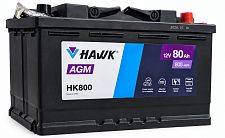 Аккумулятор HAWK AGM HK800 (80 Ah) 800 А, L3