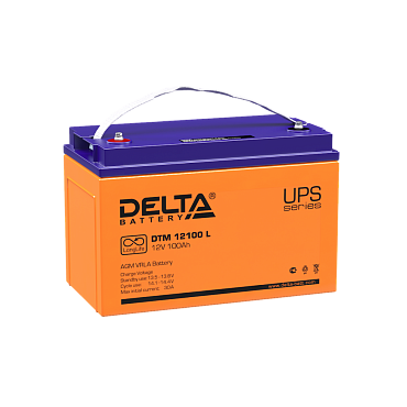 Аккумулятор Delta DTM 12100 L (12V / 100Ah)