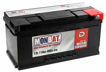 Аккумулятор Monbat D (110 А·ч)+