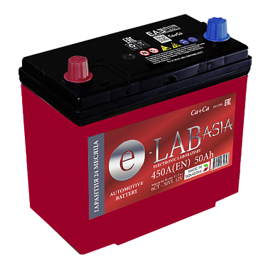 Аккумулятор E-LAB ASIA B24 (50 Ah) L+