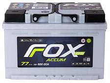 Аккумулятор FOXACCUM EFB Ultra (77 Ah) LB