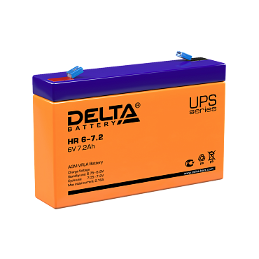Аккумулятор Delta HR 6-7.2 (6V / 7.2Ah)
