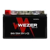 Аккумулятор WEZER YT7B-4 iGEL (8 Ah) WEZ8130L