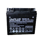 Аккумулятор UniPLUS EBX20PL-BS (18 Ah) YT19BL-BS