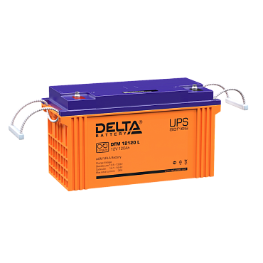 Аккумулятор Delta DTM 12120 L (12В/120 А·ч)