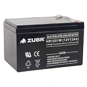 Аккумулятор ZUBR HR 1251 W (12V / 12Ah)
