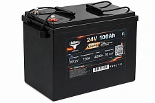 Литиевый аккумулятор Rutrike LiFePO4 (24V/100Ah/120A BT) 26501