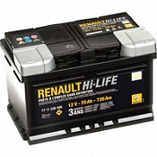 Аккумулятор Renault Hi-LIFE (70 Ah) 7711821598
