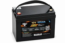 Литиевый аккумулятор Rutrike LiFePO4 (12V/105Ah/100A BT) 26496