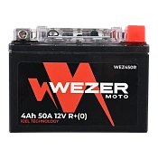 Аккумулятор WEZER YTX4L iGEL (4 Ah) WEZ4150R