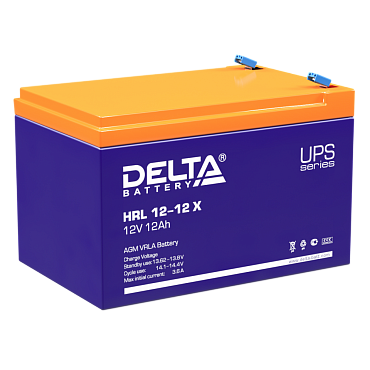 Аккумулятор Delta HRL-X 12-12 (12В/12 А·ч)
