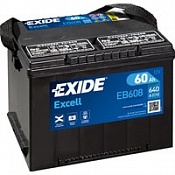 Аккумулятор Exide Excell EB608 (60 Ah) L+