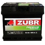 Аккумулятор Zubr Premium (52 Ah) LB ZU520P
