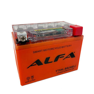 Аккумулятор ALFA iGel (4 А·ч) YTX4L-BS