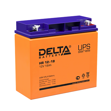 Аккумулятор Delta HR 12-18 (12В/18 А·ч)