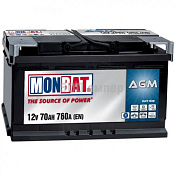 Аккумулятор Monbat AGM Start Stop (70 А·ч)