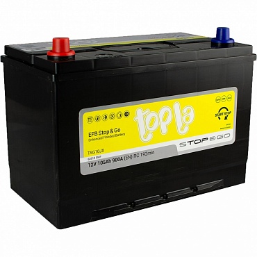Аккумулятор Topla EFB Stop&Go JIS (105 Ah) L+ 112160