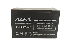 Аккумулятор ALFA 6V-12Ah F2 (6V12Ah) UPS