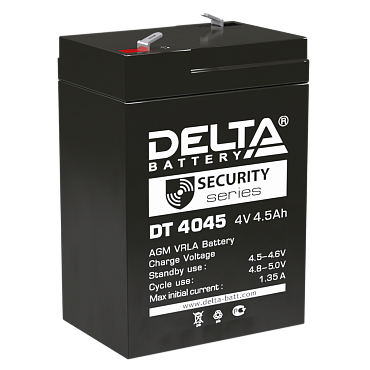 Аккумулятор Delta DT 4045 (4В/4.5 А·ч)